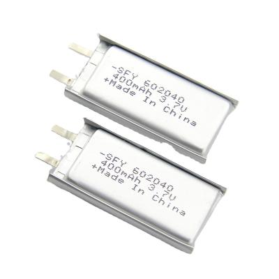 China Toys Customized Standard Charging 400mah 3.7v Lithium Polymer Battery for sale