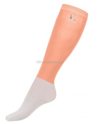 China QUICK DRY Equestrian Thin Knee High Riding Socks Summer Spring Socks For Women for sale