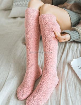 China QUICK DRY girls keep warm super soft fuzzy cozy home women's casual hairy socks for sale