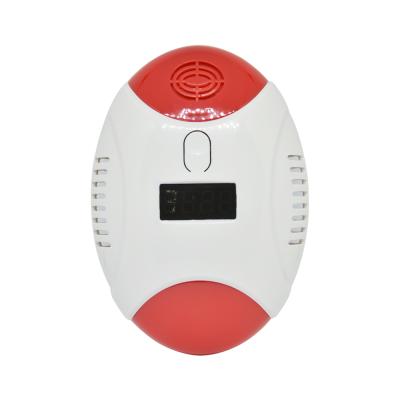 China New product Home security CO Carbon monoxide detector with Flash Strobe siren anti poisoning Fire alarm sensor for sale