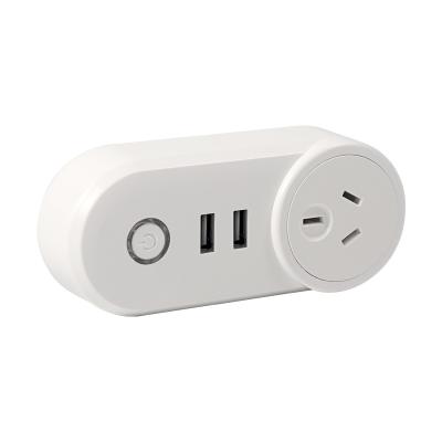 China Tuya AU WiFi Smart USB Plug Australia, Mini 3 PIN Mulit Smart Power Plug Socket Alexa for sale