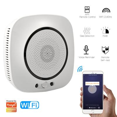 China Tuya Smart Home Indoor WiFi CO Carbon Monoxide Gas Detector Alarm with Tuya APP Monitoring for sale