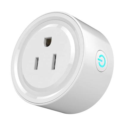 China Tuya Smart Home Wifi Power Switch Plug With UK/US/EU Standard, Mini Wifi Smart Wall Plug for sale