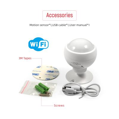 China Tuya Smart Home WiFi Zigbee PIR Motion Sensor Detectors for Household Security for sale