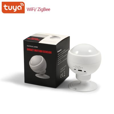 China tuya smart wifi home security alarms with pir sensor, pet immune motion sensor for sale