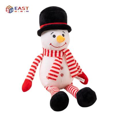 China Cute Fun Christmas Stuffed Animal Plush Toy Snowman Cotton Doll Custom Holiday Plush kpop idol doll Toy Mascot for sale