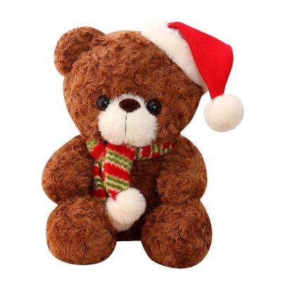 China Cute fun Christmas toy gifts teddy bear plush toys birthday present gift corporate customization for sale