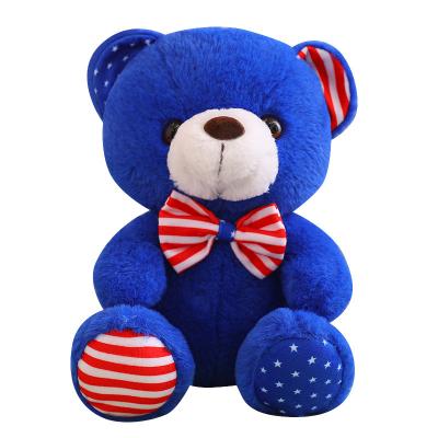 China Cute Multi-colored Sitting Teddy Bear Plush Toy For Fun Factory Sale Plush Doll High Quality Plush Doll Multicolor Kids And Mom for sale