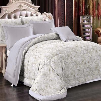 China Modern European Style Cotton Brillmax Embroidery Patchwork Bedspread Bedding Set Luxury Comforter for sale