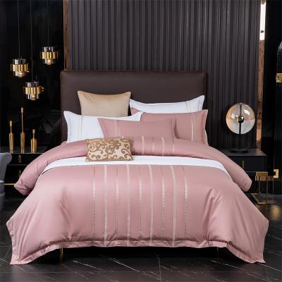 China Brillmax Nondisposable Classic Original 40S Cotton Embroidery Luxury Bedding Sets Soft Supet Bed Sheets All Season King Bed Sheets for sale