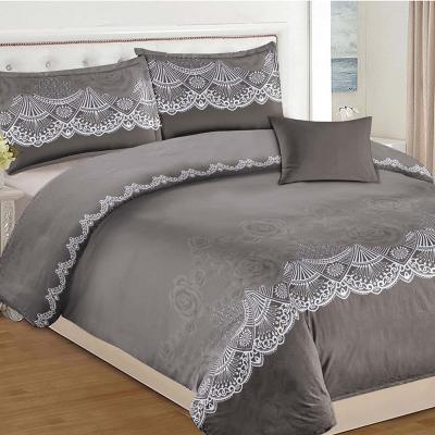 China Modern Bedding Set 100% Cotton With Windows Curtain Bedding Set Fit Cotton for sale