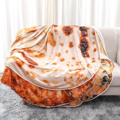 China Brillmax 2021 Anti-Static New Arrival Double Sided Soft Custom Burrito Tortilla Blanket Fleece Blankets for sale