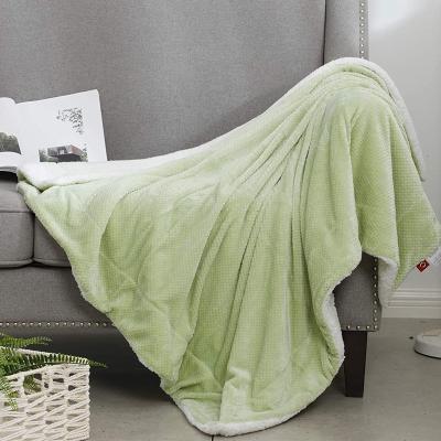 China Brillmax Good Quality Anti-Static Sherpa Luxury Custom Microfiber Shear Blanket Double Layer for sale