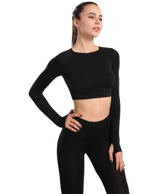 China Factory wholesale price breathable black seamless yoga wear quick-drying well-fitting women's sports suit breathable yoga wear for sale