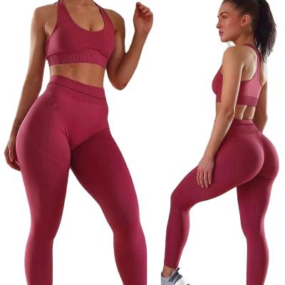 China 2021 Breathable Popular Running Wear Durable Yoga High Waist Seamless Fitness Yoga Wear for sale