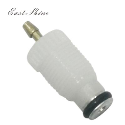 China Flint lighter parts 18/24 tooth cover best sale needle plastic bottom yellow valve spout cheap for sale