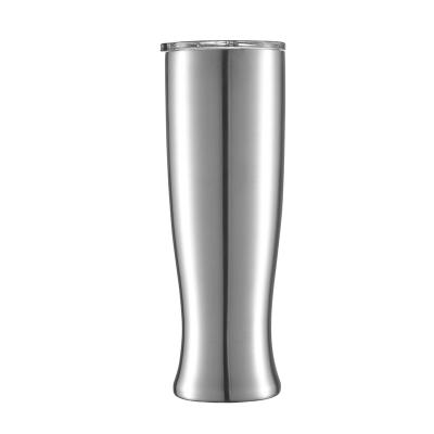 China Viable Outdoor Thickening Style Wall Vacuum Insulated Vase Double Shape 304 Stainless Steel Thermal 30oz Beer Mug for sale