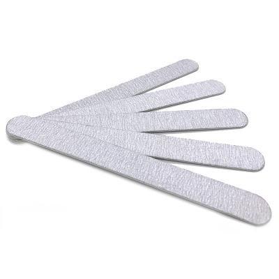 China Finger Care & Salon Custom Gray Diamond Shape Abrasive Zebra Emery Board Double Side Nail Files Custom Logo Printed for sale