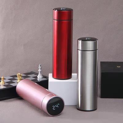 China PORTABLE High Quality Business Customized Smart Water Bottle Vacuum Cup With Temperature for sale