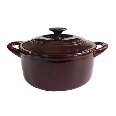 China Amazon Casserole Sustainable Hot Selling Enameled Cast Iron for sale