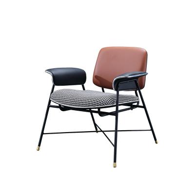 China Metal Soft Leg Chair Leisure Modern Design Furniture Comfortable Living Room Leisure Chair for sale