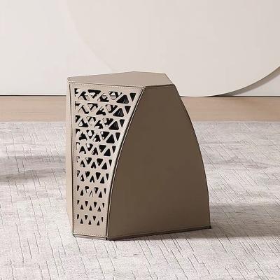 China New Design Creative Storage Hollow Living Room Indoor Corner Table for sale