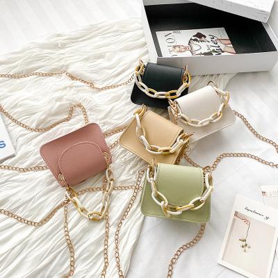 China Wholesale Fashion Women PU Leather Shoulder Cross - Body Bag Child Jelly Chains Mini Small Hand Bags for Girls Designer Purses and Handbags for sale