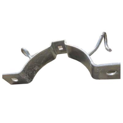 China Electrical Power Pole Clamp For Cross Arm Brace Support On Steel Pole for sale