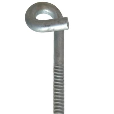 China Overhead Line Accessories Hot Dipped Galvanized Carbon Steel Eye Bolt for sale