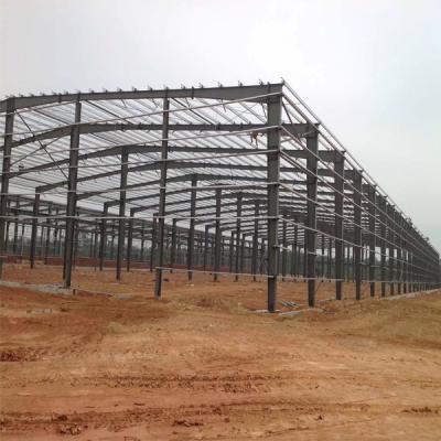 China House fabricated in high strength q345 steel prefabricated steel structure for poultry farm for sale