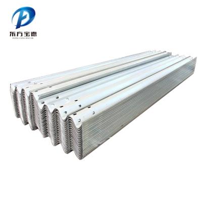 China Q235 Corrosion Resistance Galvanized Highway Guardrail Profile for sale