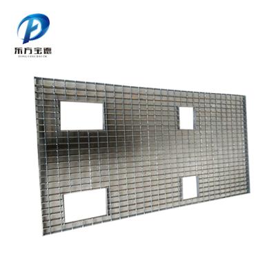 China Dutch Weave Hot Dip Galvanized Toothed Steel Grating Plate for sale