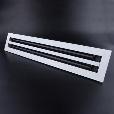 China Modern HVAC Duct Cover Metal Linear Slot Diffuser Designed For Variable Air Volume for sale