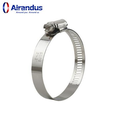 China Suit for different size with band length 304 201 stainless steel different HVAC quality better galvanize steel ventilation HVAC professional custom German pipe clamp for sale