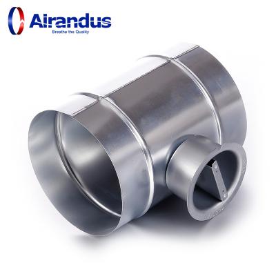 China Easy Installation Ventilation HVAC RDB Manual Damper Regulator Air Control Duct Regulating Volume Damper For HVAC Devices for sale