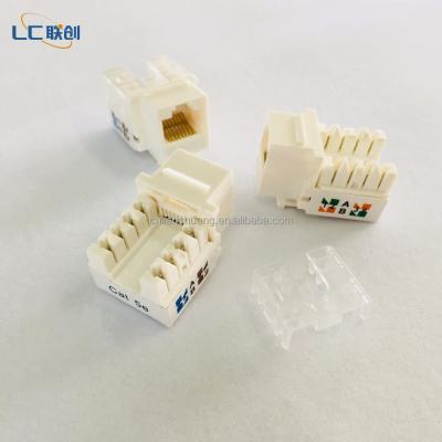 China Cat5e UTP Information Structure Cabling System LINKBASIC Type 90 Degree Outlet for sale