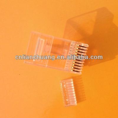 China RJ48 RJ50 Plug FTP Shielded Connector 10p10c 10 Pin Connector UTP/FTP 10P10C Plug 10 Pin RJ50 Modular Connector for sale