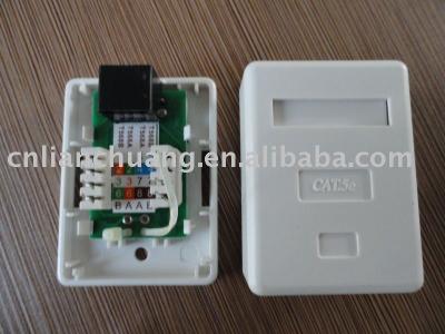 China Residential rj45 / multipurpose wall mounted box for sale