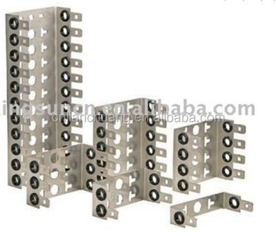 China Stainless Steel 1-10 Way Krone Mount Back Frame For 10 Pair Krone Separation LSA Module for sale