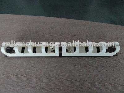 China Plastic Plastic And Metal Ten Rings Cable Manager Cable Management for sale