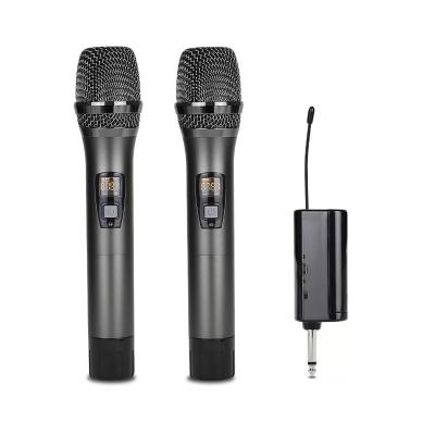 China Nature Sound Professional Microphone Perfect Loud Clear Stereo UHF Karaoke Stage Conference Wireless Microphone for sale