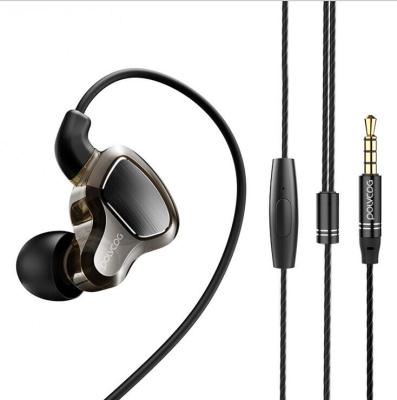 China Dynamic 4 Core Mounting Earphone Stereo Bass Sound Earphone In-Ear Sports Headphones Music Earbuds Gaming Earphone for sale