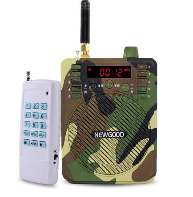 China Electronic Bird Visitor Duck Tweet Animal MP3 Pigeon Decoy Music Fun Wholesale Hunting PA Speaker Horn 1000m Wireless Shooting Device for sale