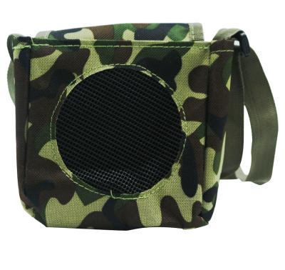 China Foldable Nonwoven Rock Speaker Bag Camouflage Shoulder Waist Handbag Gift Portable Bag For Outdoor Wireless Decoy Hunting Speaker for sale