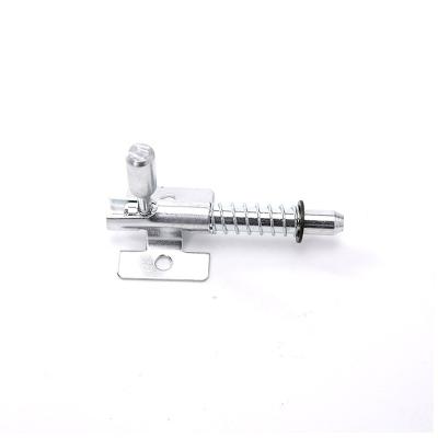 China Modern Stainless Steel Automatic Spring Lock Distribution Box Lock Accessories Door Bolt Lock for sale