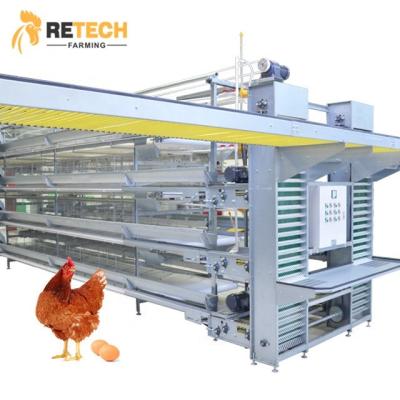 China Commercial Chicken Feeding H Type Automatic Layer Chicken Poultry Cage Maker for sale