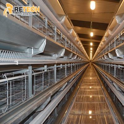 China Commercial Chicken Feeding Total Automatic Chicken Layer Battery Breeding System Poultry Cages Makers for sale