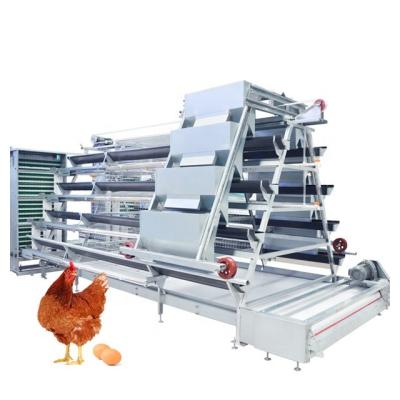 China Full Automatic Farm Equipment Battery Automatic Layer Poultry Cages System For Kenya Farms for sale