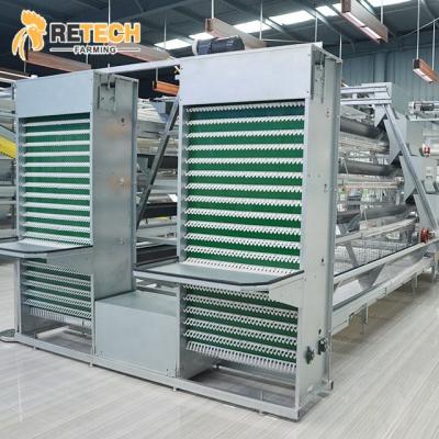 China Commercial Chicken Egg Layer Farm Equipment H Type Fully Automatic Battery Chicken Poultry Cage Feeding for sale