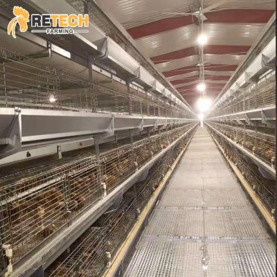 China Poultry Field Modern Design Day-old Egg Hen H Type Poultry Chick Brooder Cage 3 Rows 4 Rows For Sale for sale